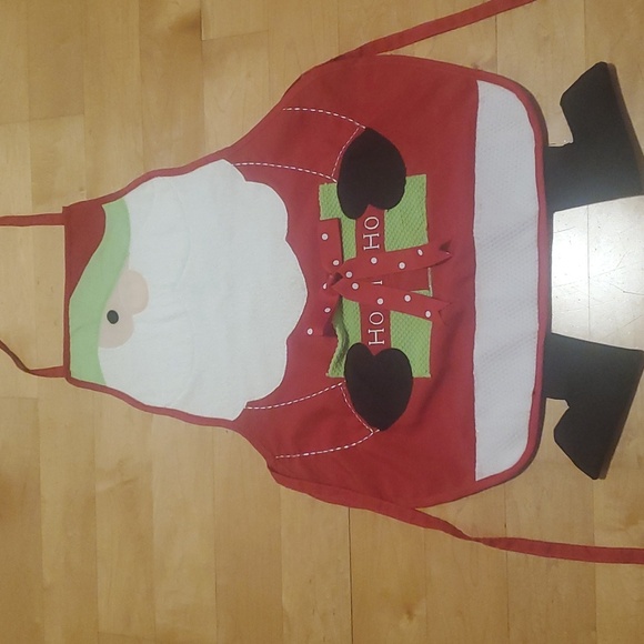 NWOT Santa Holiday Apron - Picture 1 of 5